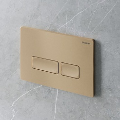 Grossman Инсталляция для подвесного унитаза Pragma 97.03.310 с клавишей смыва золото матовое – фотография-8